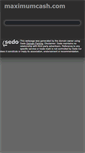 Mobile Screenshot of members.maximumcash.com