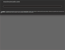 Tablet Screenshot of members.maximumcash.com